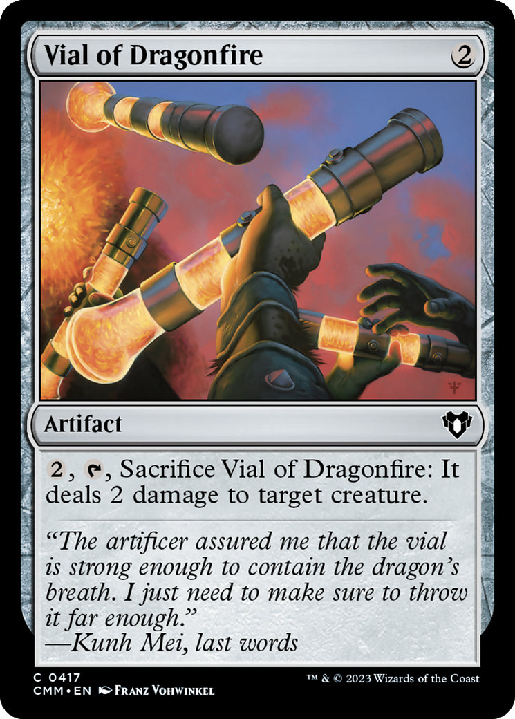 Vial of Dragonfire [Commander Masters] | Lots Moore NSW