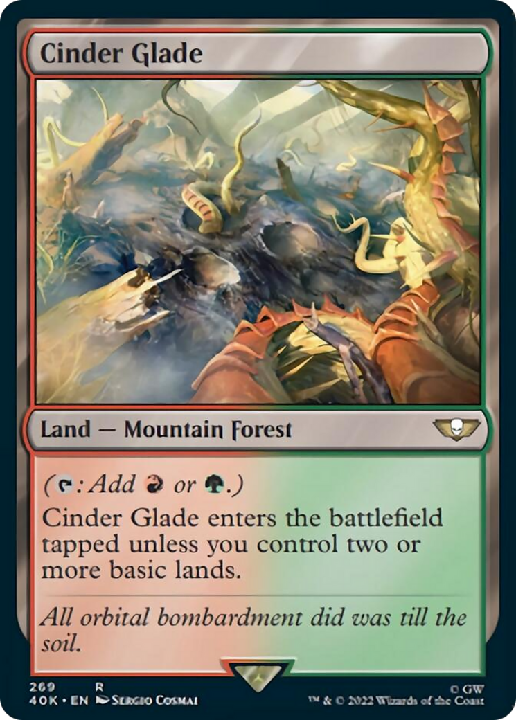 Cinder Glade (Surge Foil) [Warhammer 40,000] | Lots Moore NSW