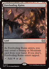 Foreboding Ruins [Duskmourn: House of Horror Commander] | Lots Moore NSW