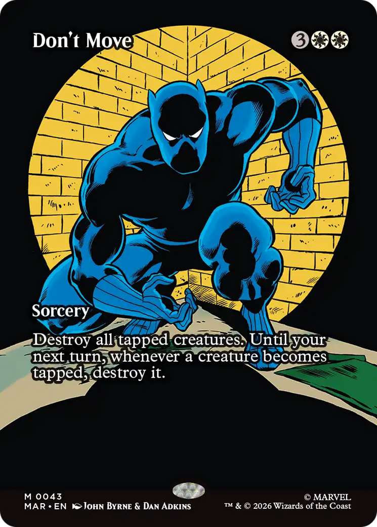 Don't Move (Borderless) [Marvel Universe: Eternal-Legal] | Lots Moore NSW