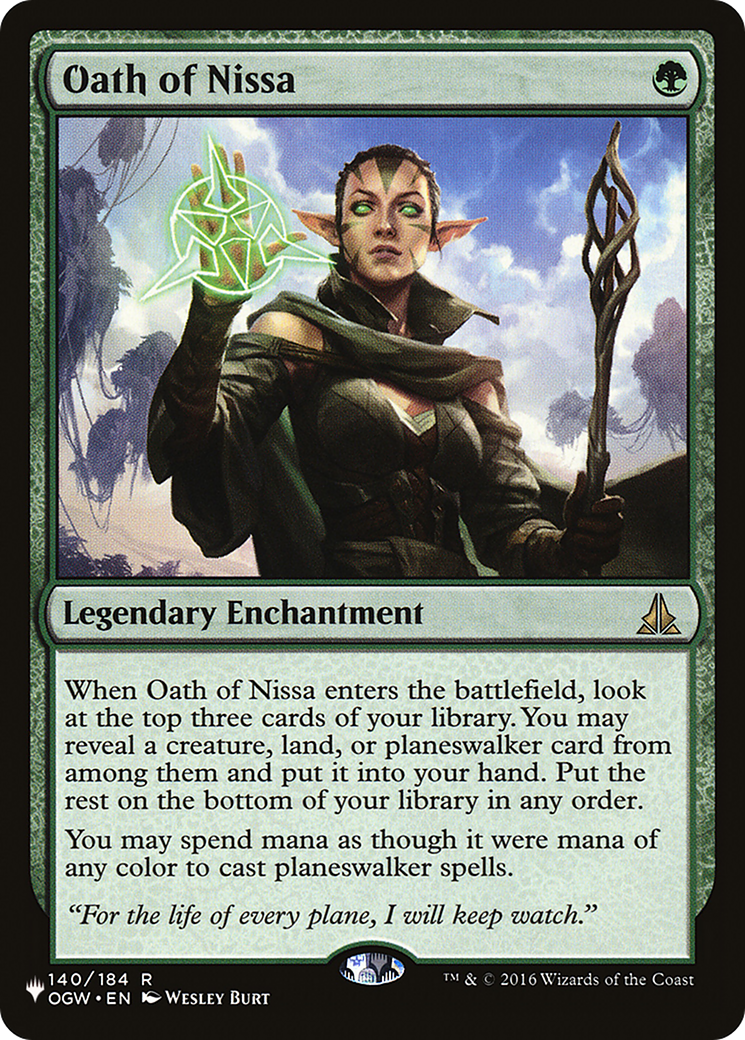 Oath of Nissa [The List] | Lots Moore NSW