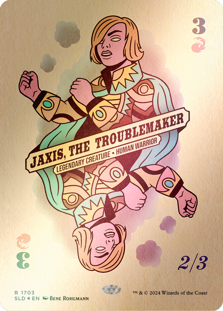 Jaxis, the Troublemaker (Rainbow Foil) [Secret Lair Drop Series] | Lots Moore NSW