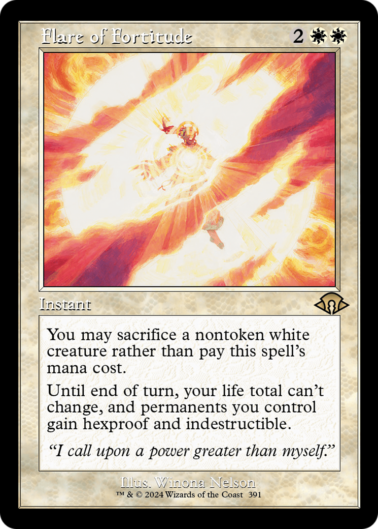 Flare of Fortitude (Retro) [Modern Horizons 3] | Lots Moore NSW