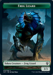 Frog Lizard // Elephant Double-Sided Token [Commander 2021 Tokens] | Lots Moore NSW