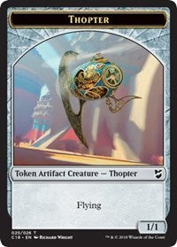 Thopter (025) // Servo Double-Sided Token [Commander 2018 Tokens] | Lots Moore NSW