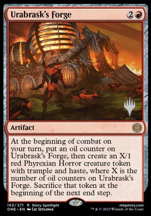 Urabrask's Forge (Promo Pack) [Phyrexia: All Will Be One Promos] | Lots Moore NSW