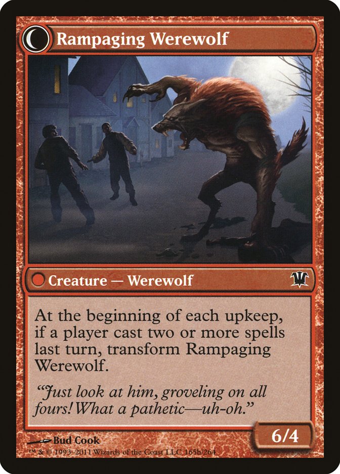 Tormented Pariah // Rampaging Werewolf [Innistrad] | Lots Moore NSW