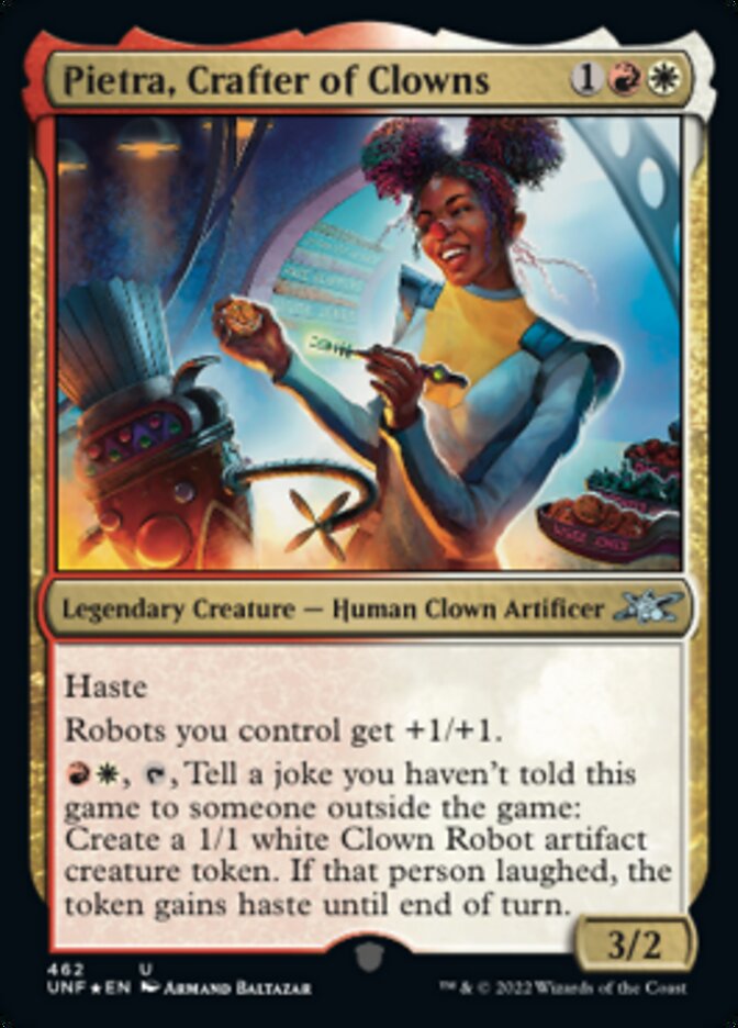 Pietra, Crafter of Clowns (Galaxy Foil) [Unfinity] | Lots Moore NSW