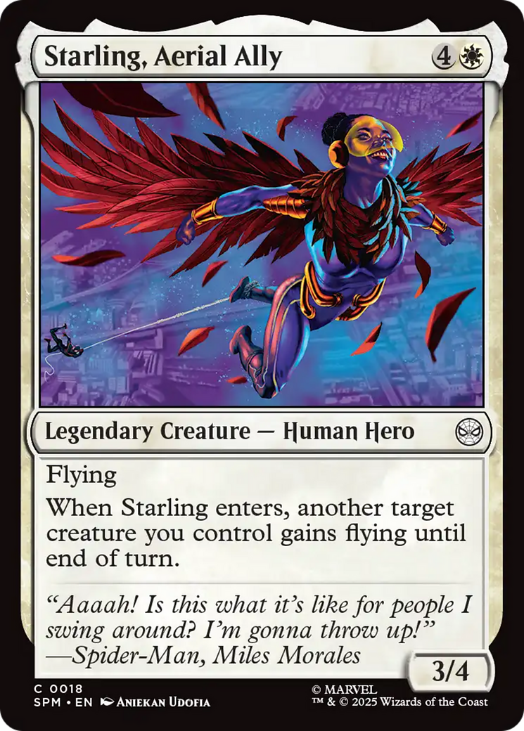 Starling, Aerial Ally [Marvel's Spider-Man] | Lots Moore NSW