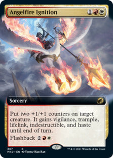 Angelfire Ignition (Extended Art) [Innistrad: Midnight Hunt] | Lots Moore NSW