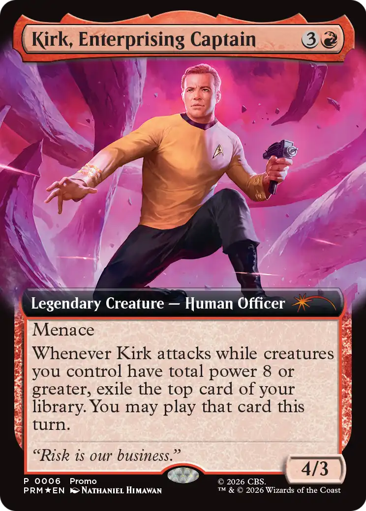 Kirk, Enterprising Captain (Extended Art) [Media Promos] | Lots Moore NSW
