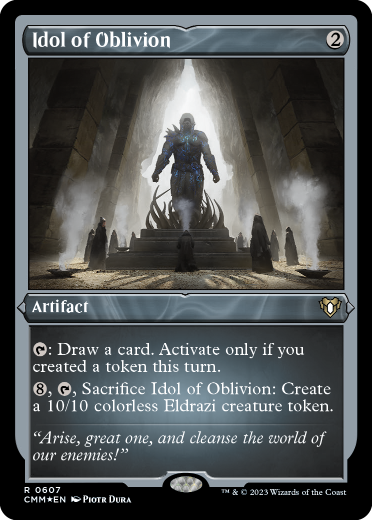 Idol of Oblivion (Foil Etched) [Commander Masters] | Lots Moore NSW