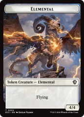 Elemental (0002) // Plant Double-Sided Token [Lorwyn Eclipsed Tokens] | Lots Moore NSW