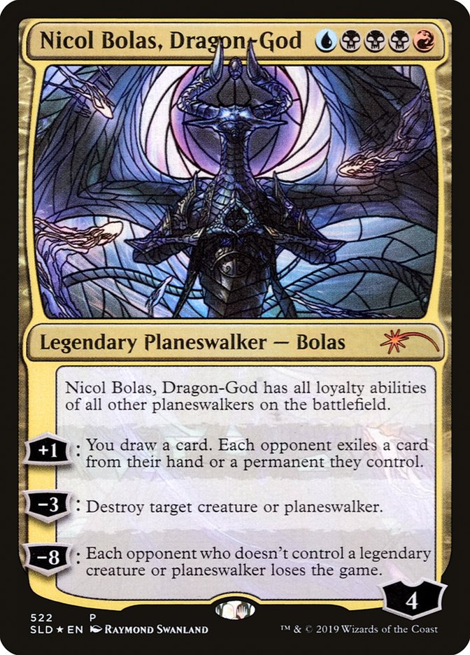 Nicol Bolas, Dragon-God (Stained Glass) [Secret Lair Drop Promos] | Lots Moore NSW