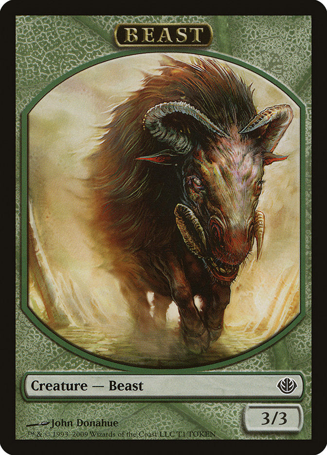 Beast Token (T1) [Duel Decks: Garruk vs. Liliana Tokens] | Lots Moore NSW