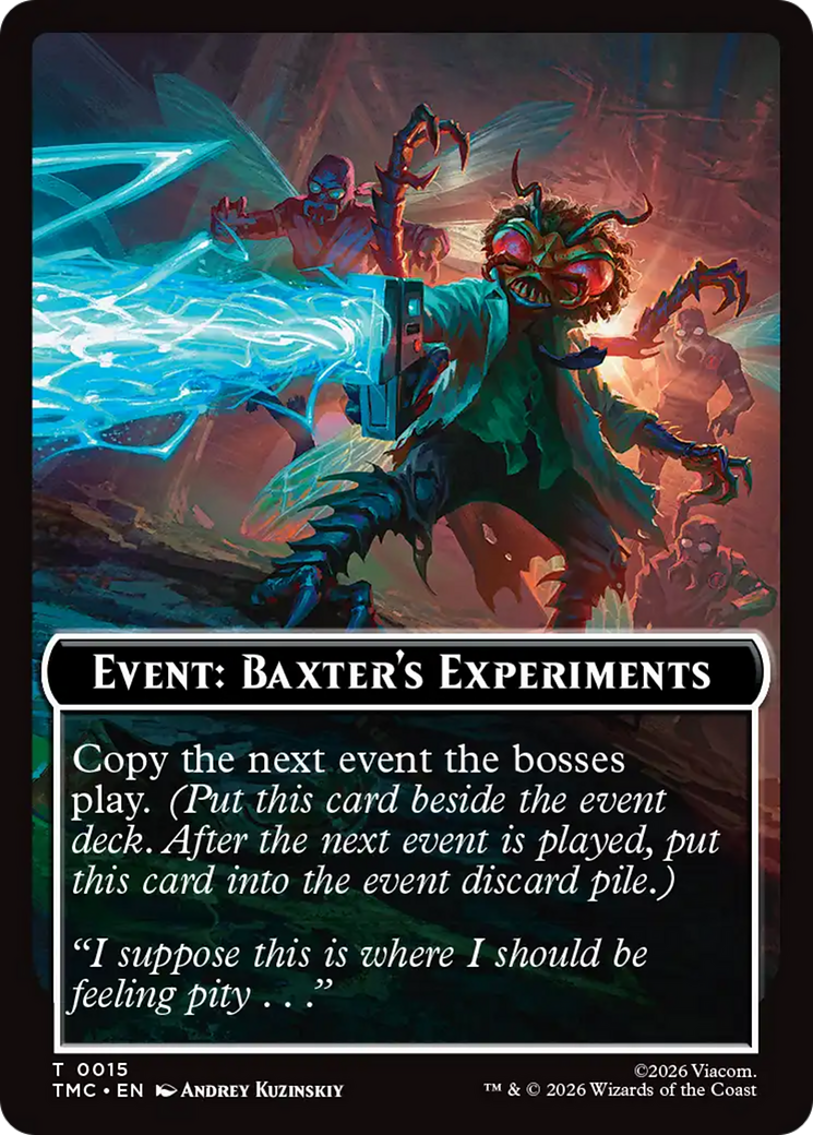 Event: Baxter's Experiments [Teenage Mutant Ninja Turtles Commander Tokens] | Lots Moore NSW