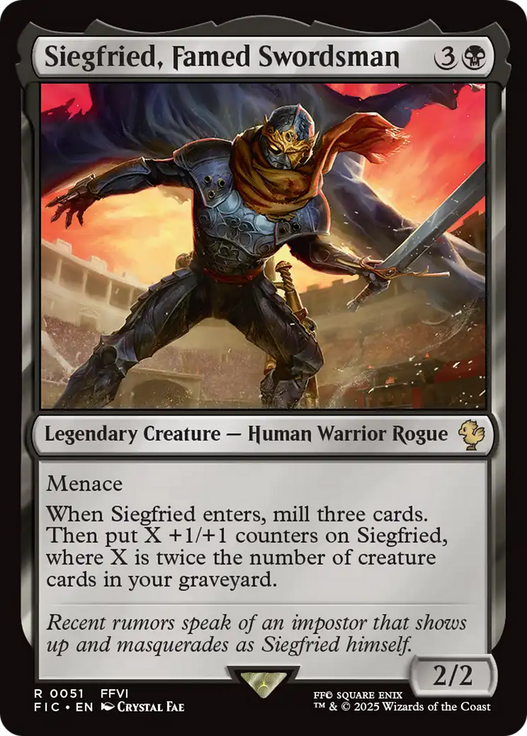 Siegfried, Famed Swordsman [FINAL FANTASY Commander] | Lots Moore NSW