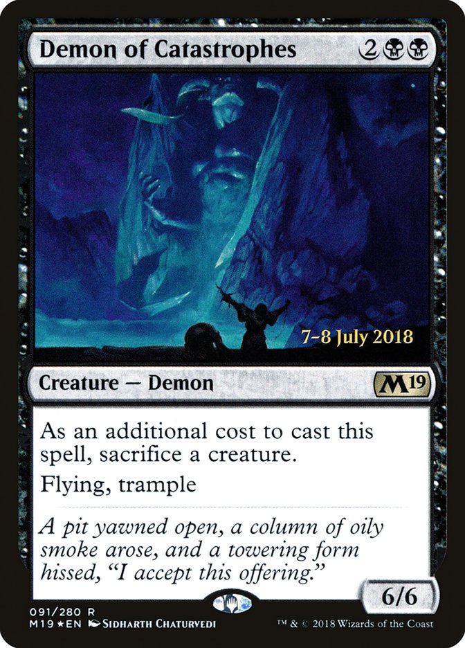 Demon of Catastrophes [Core Set 2019 Prerelease Promos] | Lots Moore NSW