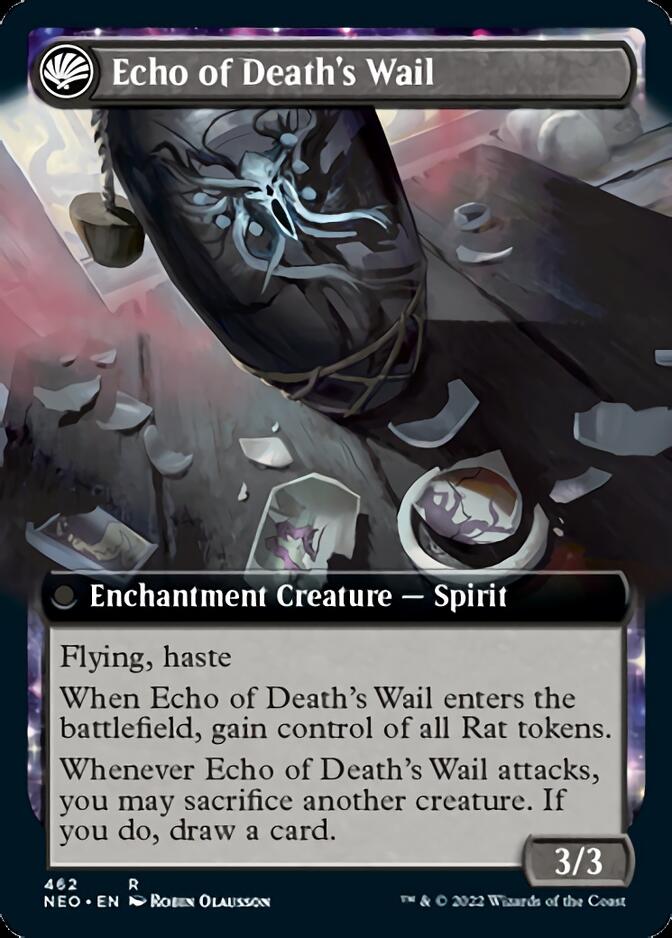 Tribute to Horobi // Echo of Death's Wail (Extended Art) [Kamigawa: Neon Dynasty] | Lots Moore NSW