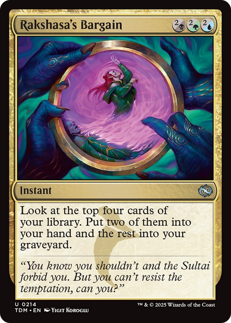 Rakshasa's Bargain [Tarkir: Dragonstorm] | Lots Moore NSW