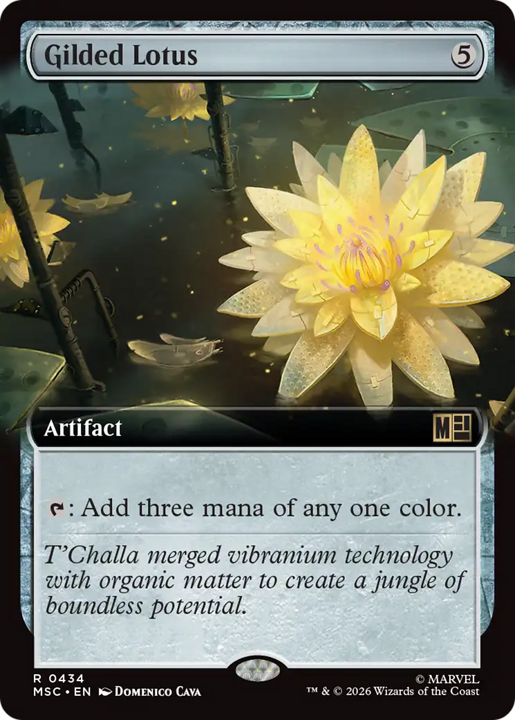 Gilded Lotus (Extended Art) [Marvel Super Heroes Commander] | Lots Moore NSW