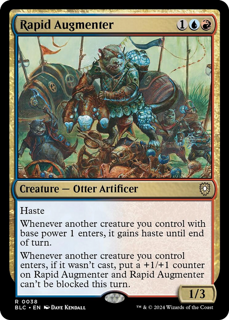 Rapid Augmenter [Bloomburrow Commander] | Lots Moore NSW