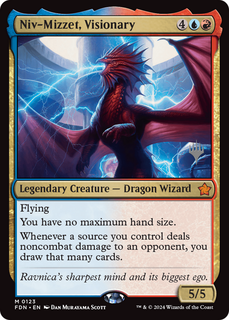 Niv-Mizzet, Visionary (Promo Pack) [Foundations Promos] | Lots Moore NSW
