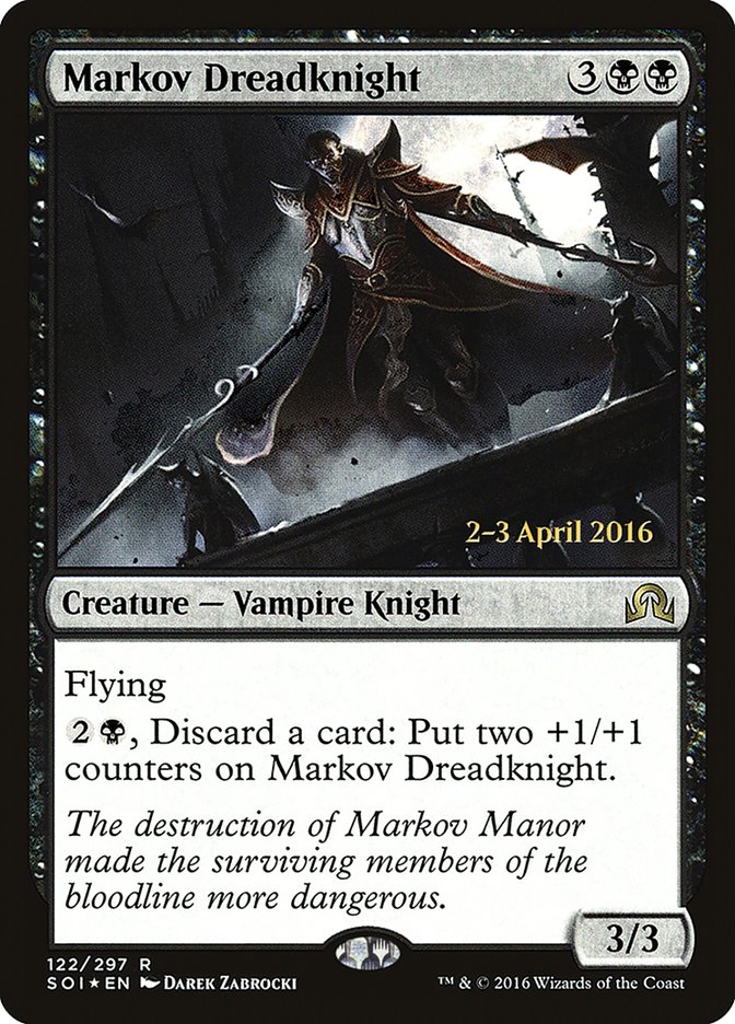 Markov Dreadknight [Shadows over Innistrad Prerelease Promos] | Lots Moore NSW