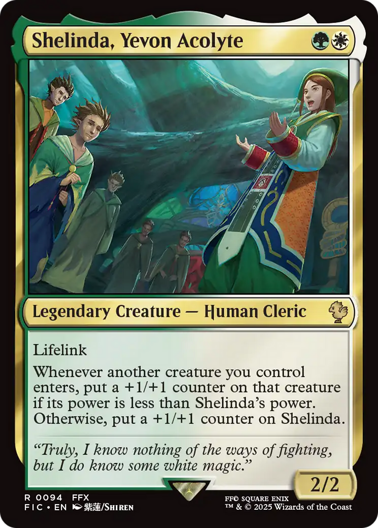 Shelinda, Yevon Acolyte [FINAL FANTASY Commander] | Lots Moore NSW