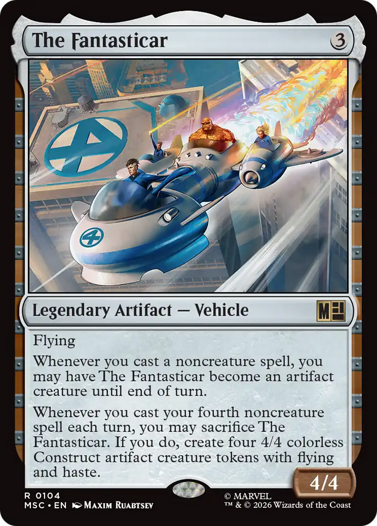 The Fantasticar (Surge Foil) [Marvel Super Heroes Commander] | Lots Moore NSW