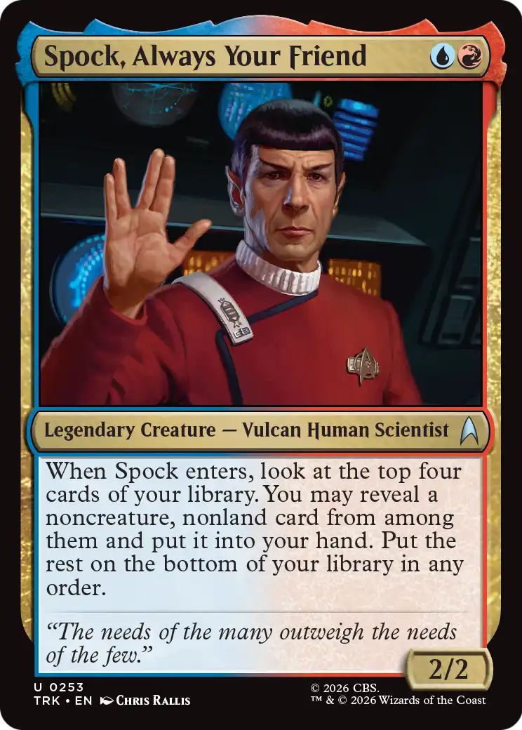 Spock, Always Your Friend [Star Trek] | Lots Moore NSW