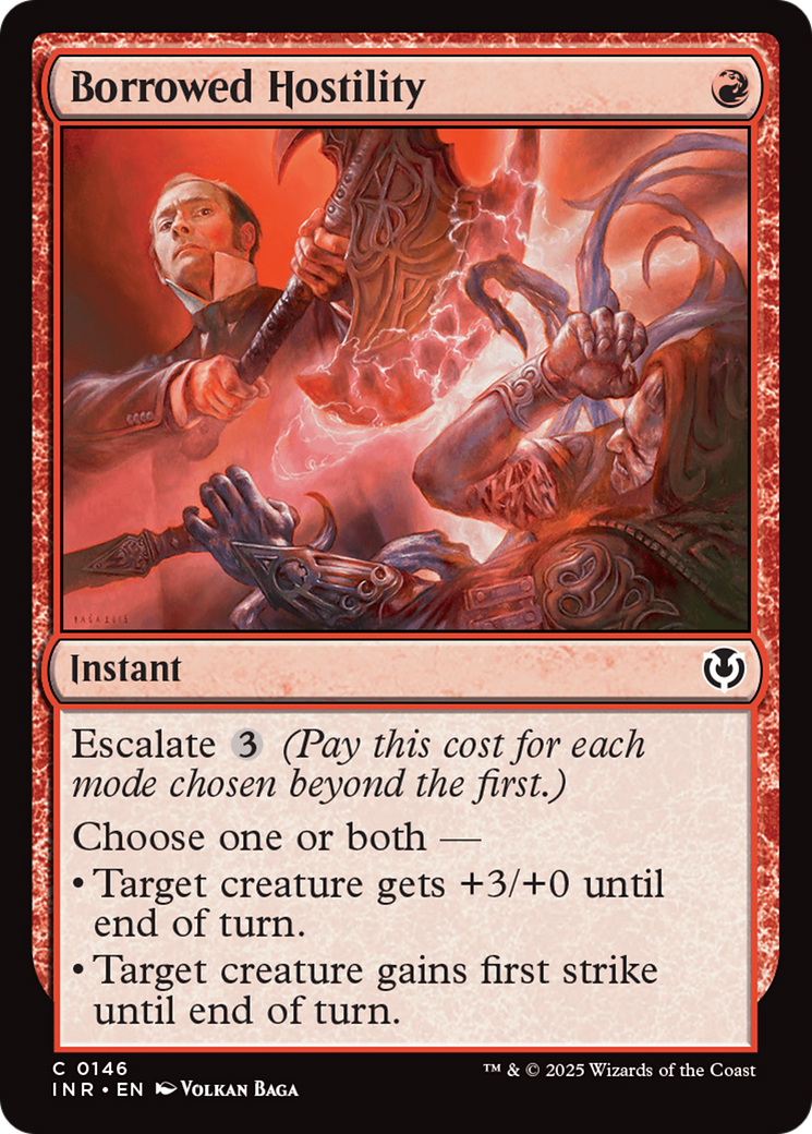 Borrowed Hostility [Innistrad Remastered] | Lots Moore NSW