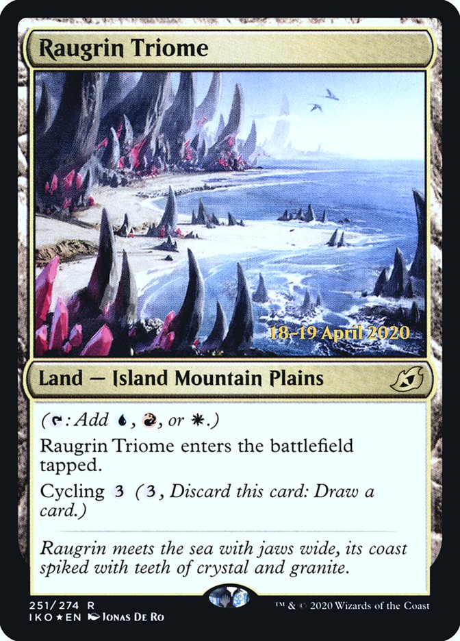 Raugrin Triome [Ikoria: Lair of Behemoths Prerelease Promos] | Lots Moore NSW