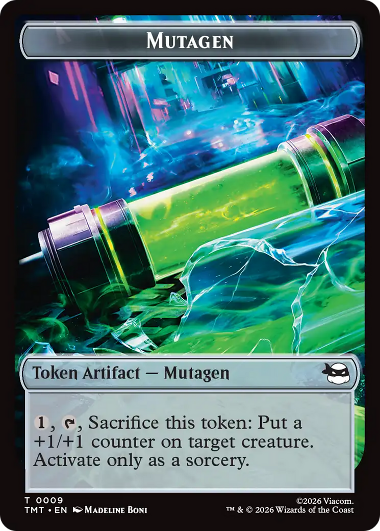 Mutant // Mutagen Double-Sided Token [Teenage Mutant Ninja Turtles Tokens] | Lots Moore NSW