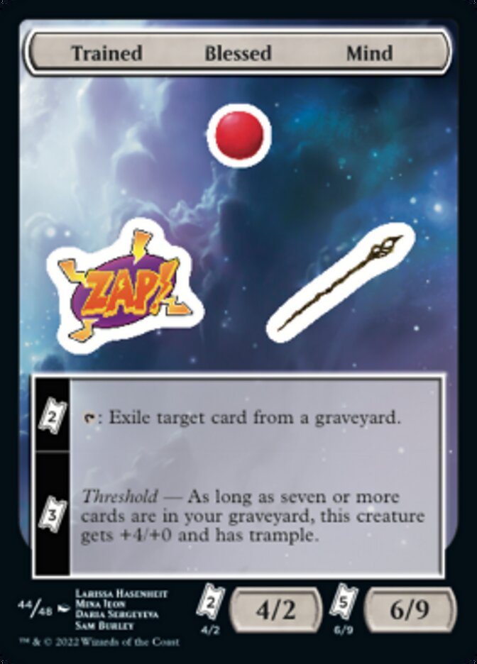 Trained Blessed Mind [Unfinity Stickers] | Lots Moore NSW