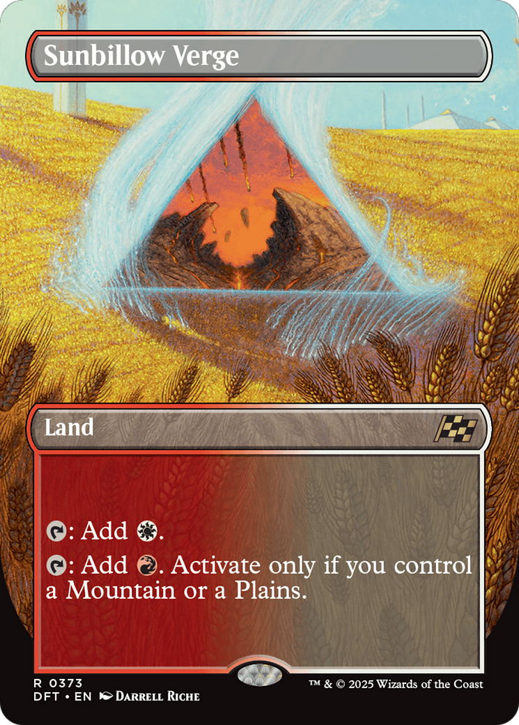 Sunbillow Verge (Borderless) [Aetherdrift] | Lots Moore NSW