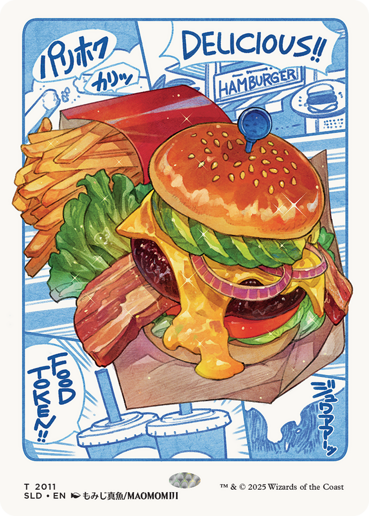 Food Token (2011) (Rainbow Foil) [Secret Lair Drop Series] | Lots Moore NSW