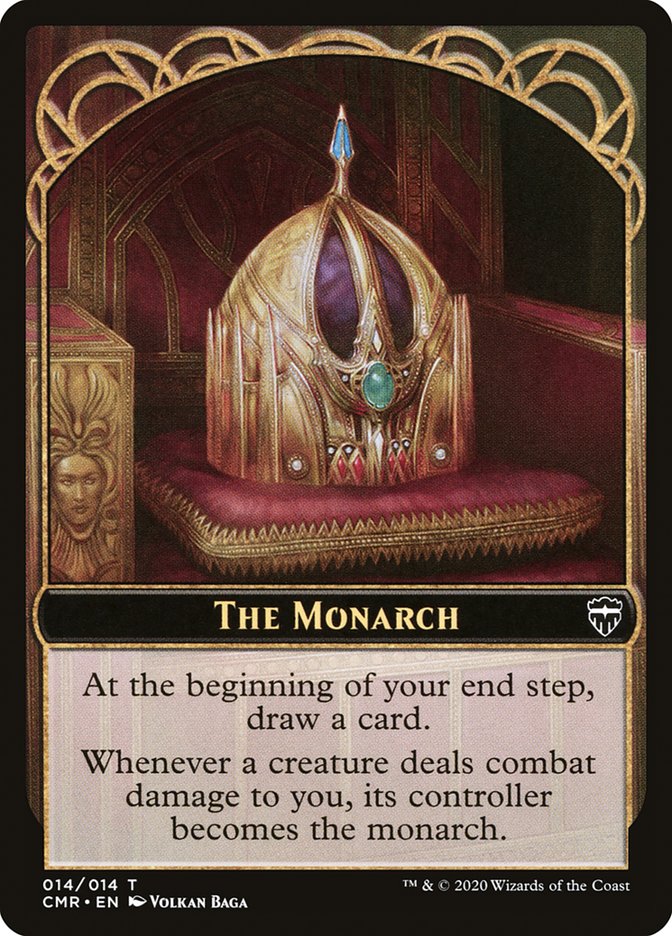 Horror // The Monarch Double-Sided Token [Commander Legends Tokens] | Lots Moore NSW