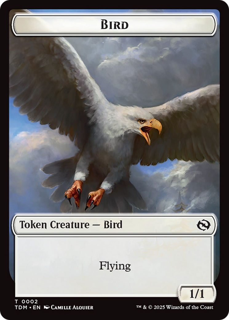 Thopter // Bird Double-Sided Token [Tarkir: Dragonstorm Commander Tokens] | Lots Moore NSW