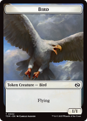 Thopter // Bird Double-Sided Token [Tarkir: Dragonstorm Commander Tokens] | Lots Moore NSW