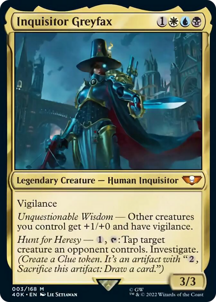 Inquisitor Greyfax (Surge Foil) [Warhammer 40,000] | Lots Moore NSW
