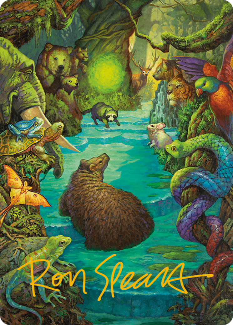 Primal Prayers Art Card (Gold-Stamped Signature) [Modern Horizons 3 Art Series] | Lots Moore NSW