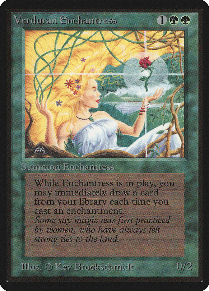 Verduran Enchantress [Beta Edition] | Lots Moore NSW