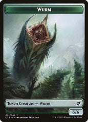 Beast (014) // Wurm Double-Sided Token [Commander 2019 Tokens] | Lots Moore NSW