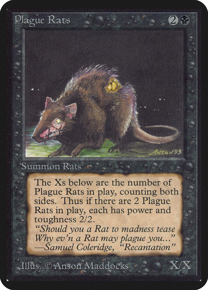Plague Rats [Alpha Edition] | Lots Moore NSW
