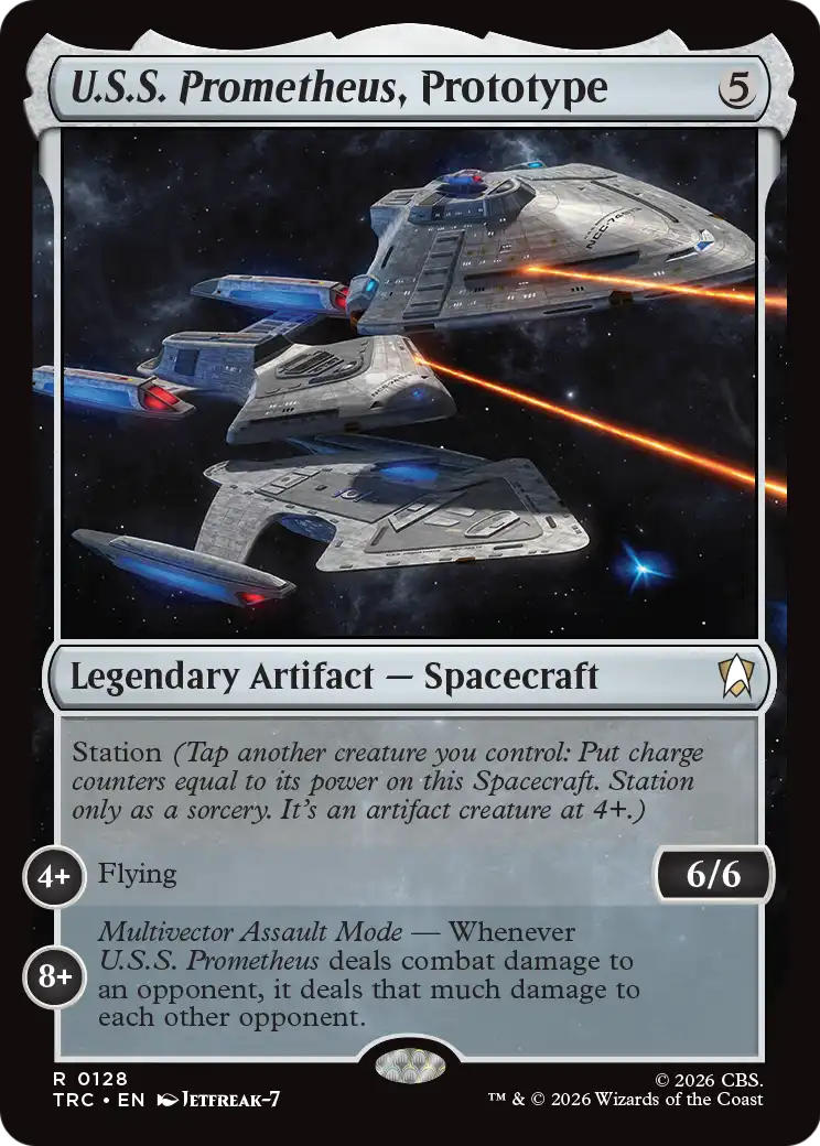 U.S.S. Prometheus, Prototype (Surge Foil) [Star Trek Commander] | Lots Moore NSW