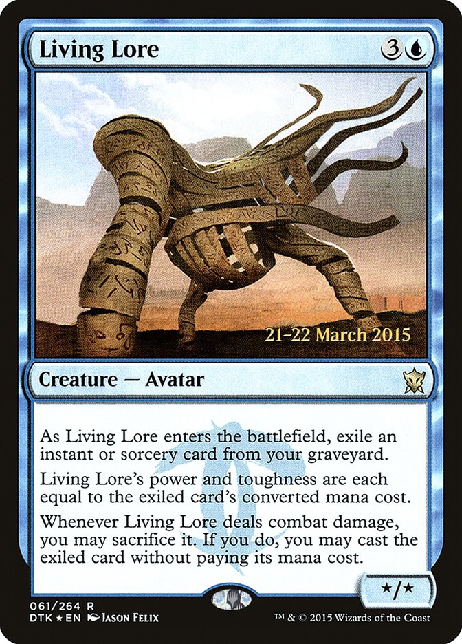 Living Lore [Dragons of Tarkir Prerelease Promos] | Lots Moore NSW