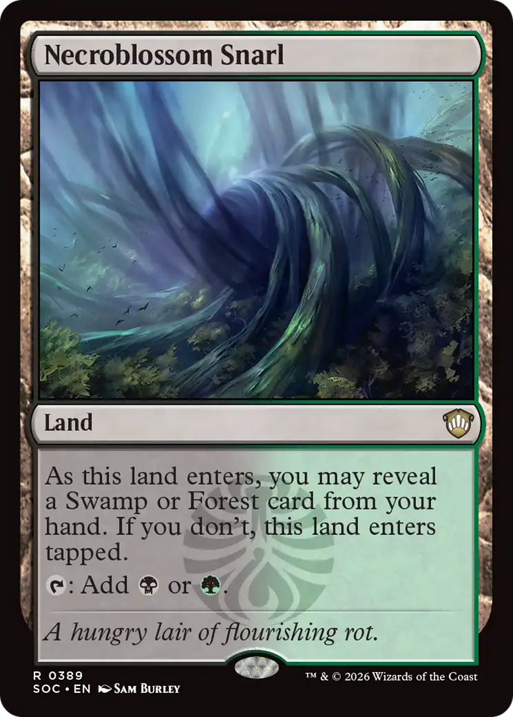 Necroblossom Snarl [Secrets of Strixhaven Commander] | Lots Moore NSW