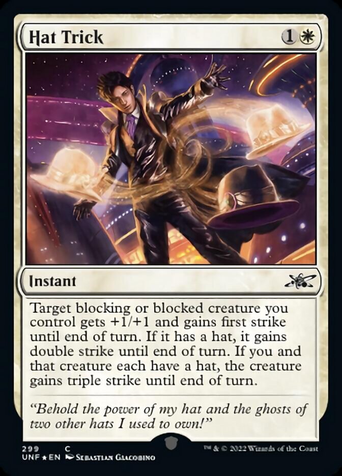 Hat Trick (Galaxy Foil) [Unfinity] | Lots Moore NSW