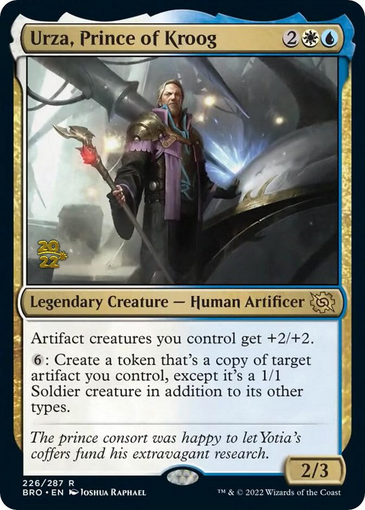 Urza, Prince of Kroog [The Brothers' War Prerelease Promos] | Lots Moore NSW